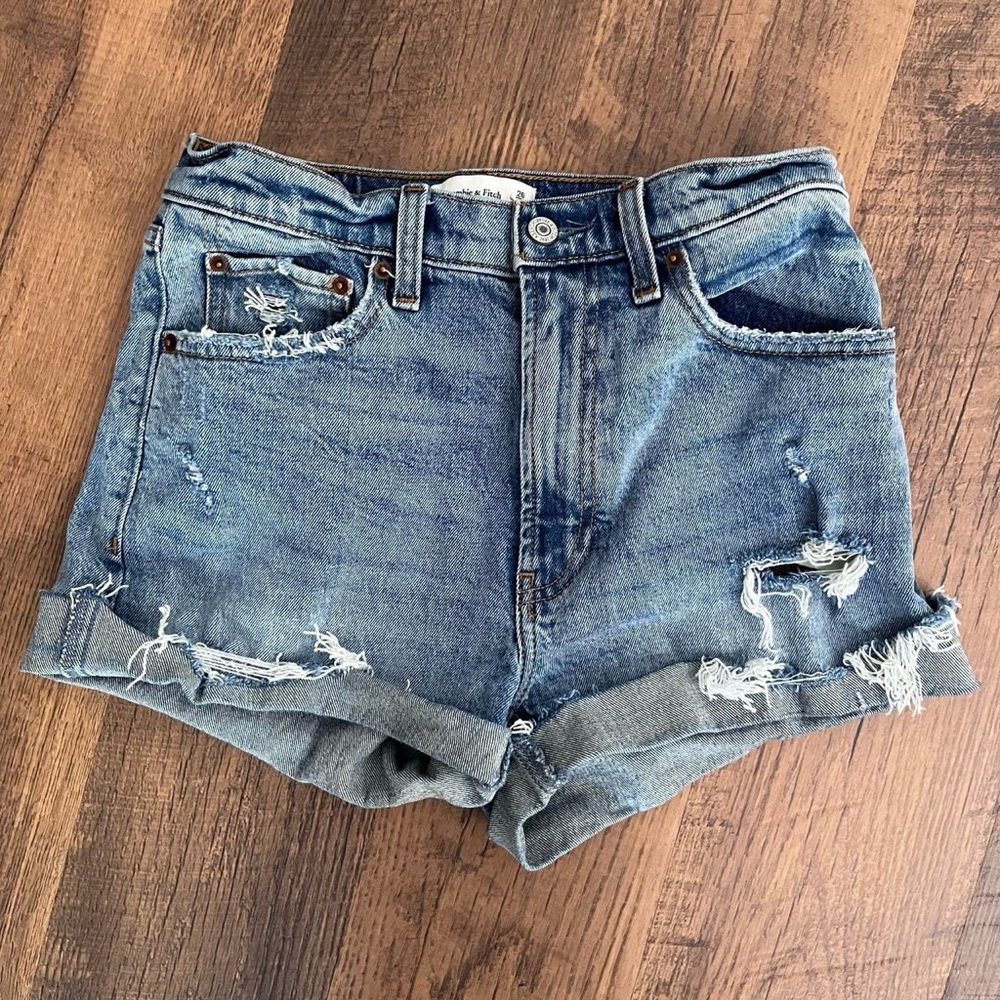 Denim shorts